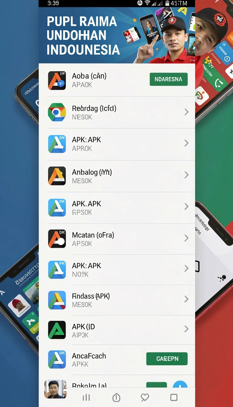 Cuplikan layar menu unduhan hargatoto untuk perangkat Android